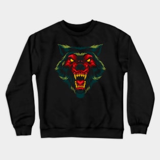 Angry Wolf Crewneck Sweatshirt